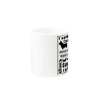 5corgisのI LOVE CORGIマグカップ（BLACK） Mug :other side of the handle