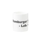 メガネ@バーガーけんきゅういんのHambuger Lab. 2 Mug :other side of the handle