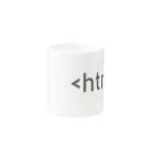 K （K's DataCenterの中の人）のHTMLペアマグカップ Mug :other side of the handle