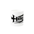 HEROバリアフリープロレスのHERO マグカップの取っ手の反対面