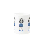 satiexitのブルーな女の子 Mug :other side of the handle