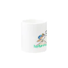 kazefukikoのヤッホー雷鳥 マグカップ Mug :other side of the handle