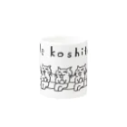 りょーたのNekoshitasのマグカップ Mug :other side of the handle