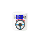 INOUT,INOUTのINDIAN RIGHT MATTER インド人を右に Mug :other side of the handle