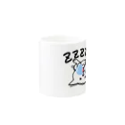 くじら堂のしろまる Mug :other side of the handle