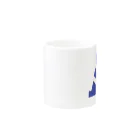 つぼいたけしのPYLON BLUE Mug :other side of the handle