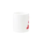 つぼいたけしのPYLON RED Mug :other side of the handle