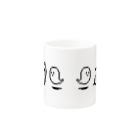 IENITY / MOON SIDEのおばけちゃん マグカップ Mug :other side of the handle