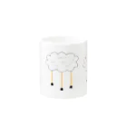 WordPlay 「言葉遊び」のcloud spider 「雲から蜘蛛」 Mug :other side of the handle