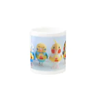 un-petit-pas-ninjinのエア海水浴インコ！ Mug :other side of the handle