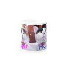 AtelierLovenestの双子猫 Mug :other side of the handle