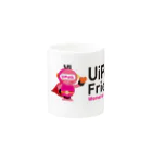 UiPath Friends 公式ショップの女子部グッズ Mug :other side of the handle