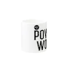 U.S.A.T.のパワーワード POWER WORD　【ブラック】 Mug :other side of the handle