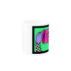 Mieko_KawasakiのCAN'T GET ENOUGH / GREEN トイレットペーパー　 Mug :other side of the handle