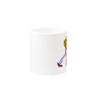Mieko_Kawasakiの誘惑の🍟フライドポテト　 Mug :other side of the handle