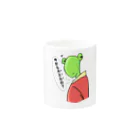 Pat's WorksのGOING HOME FROGBERT Mug :other side of the handle