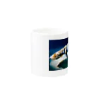 ChannelぶんのグッズショップのFrench kiss Mug :other side of the handle