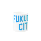 JIMOTOE Wear Local Japanの福岡市 FUKUOKA CITY Mug :other side of the handle