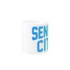 JIMOTO Wear Local Japanの仙台市 SENDAI CITY Mug :other side of the handle