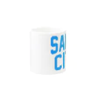 JIMOTOE Wear Local Japanの堺市 SAKAI CITY Mug :other side of the handle