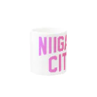 JIMOTO Wear Local Japanの新潟市 NIIGATA CITY Mug :other side of the handle