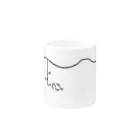 ねこのkawaii！！！！ Mug :other side of the handle