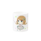 *॰⋆ Milky Way *॰⋆のシャボン玉マグカップ(しろこver.) Mug :other side of the handle