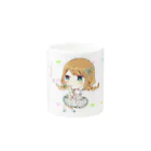 *॰⋆ Milky Way *॰⋆のシャボン玉マグカップ(しろこver.) Mug :other side of the handle