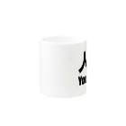 風天工房の人気YouTuber（黒） Mug :other side of the handle