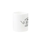 Famille de baleines(ファミールデバレーヌ)のマカロンモンスター Mug :other side of the handle