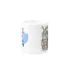 ERIKOERIN ART SHOPの虹光るpureFLOWER／絵画マグ Mug :other side of the handle