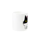 happydonguriのカーラー取り忘れちゃった猫ちゃん Mug :other side of the handle