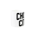 JIMOTO Wear Local Japanの調布市 CHOFU CITY Mug :other side of the handle