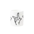 ＰＯＴＢＯＵＮＤのHAND sign 「Ｆ！Ｆ！Ｆ！」マグ Mug :other side of the handle