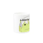 原知也、略してHaTo@作曲家のListening Frog Mug :other side of the handle