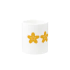 KOKI MIOTOMEの星桜紋（ゴールド）　Star cherry blossom Crest (Gold) マグカップの取っ手の反対面