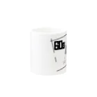 ねこ探知機の60年代レトロ☆Cute girl Mug :other side of the handle