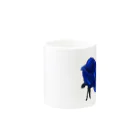 LIFE＆LOVEのBLUEROSE Mug :other side of the handle