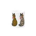 三剣もとかのGOKIGEN CAT'Sのくまねこ４色(熊本地震義援金) Mug :other side of the handle