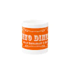 DINO DINERのディノダイナーグッズ マグカップの取っ手の反対面