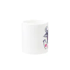 イラスト MONYAAT のテヘペロ水牛くん Mug :other side of the handle