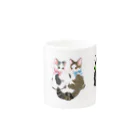 Noruneko-Yaのリボンねこ Mug :other side of the handle