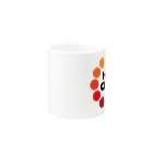 ねこのかくれが的ひみつきちハウスのHue Circle 色相環12 Mug :other side of the handle