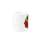 3eyesのZODIAC rooster（酉）　円 Mug :other side of the handle