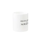 rememberの【CREATE A NEW LIFE from NOW & HERE.】マグ Mug :other side of the handle