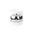 L&W BurningWorksの1stL&W LOGO Mug :other side of the handle