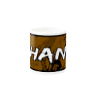 PHANT-ﾌｧﾝﾄ-のPHANT/ロゴ茶 マグカップの取っ手の反対面