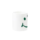 studiohapunaのSMILE_GREEN Mug :other side of the handle