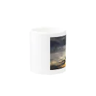 Nonbiri　gardenののんびり夕空グラデーション Mug :other side of the handle