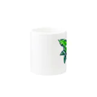 native forest 植物グッズのお店のアグラオネマ・ピクタム（Aglaonema pictum） Mug :other side of the handle